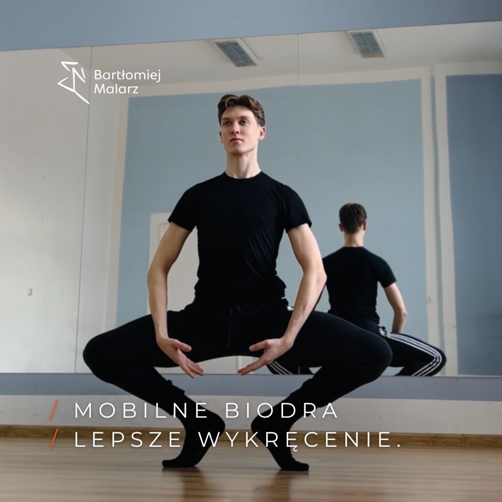 ĆWICZENIA NA MOBILNE BIODRA I LEPSZE WYKRĘCENIE.